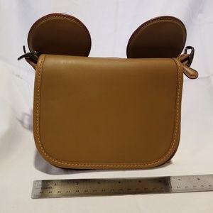 NWT Coach PATRICIA SADDLE WITH MICKEY EARS